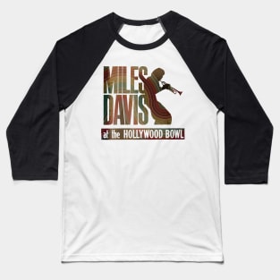 miles davis silhouette Baseball T-Shirt